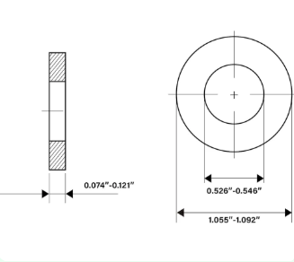 As per Drawing Washers